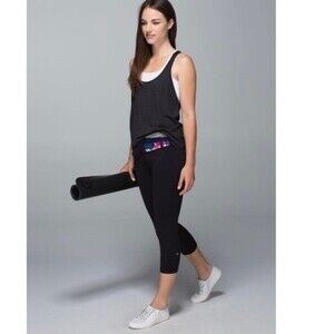 Lululemon Astro Wunder Under Crop Ghost Inkwell 8
